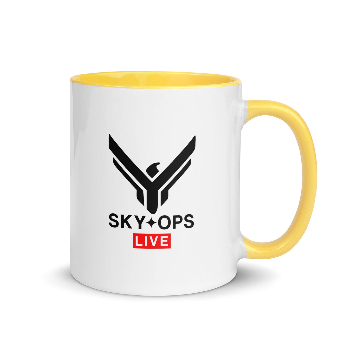 Mug with Color Inside - Sky Ops Live Classic Logo