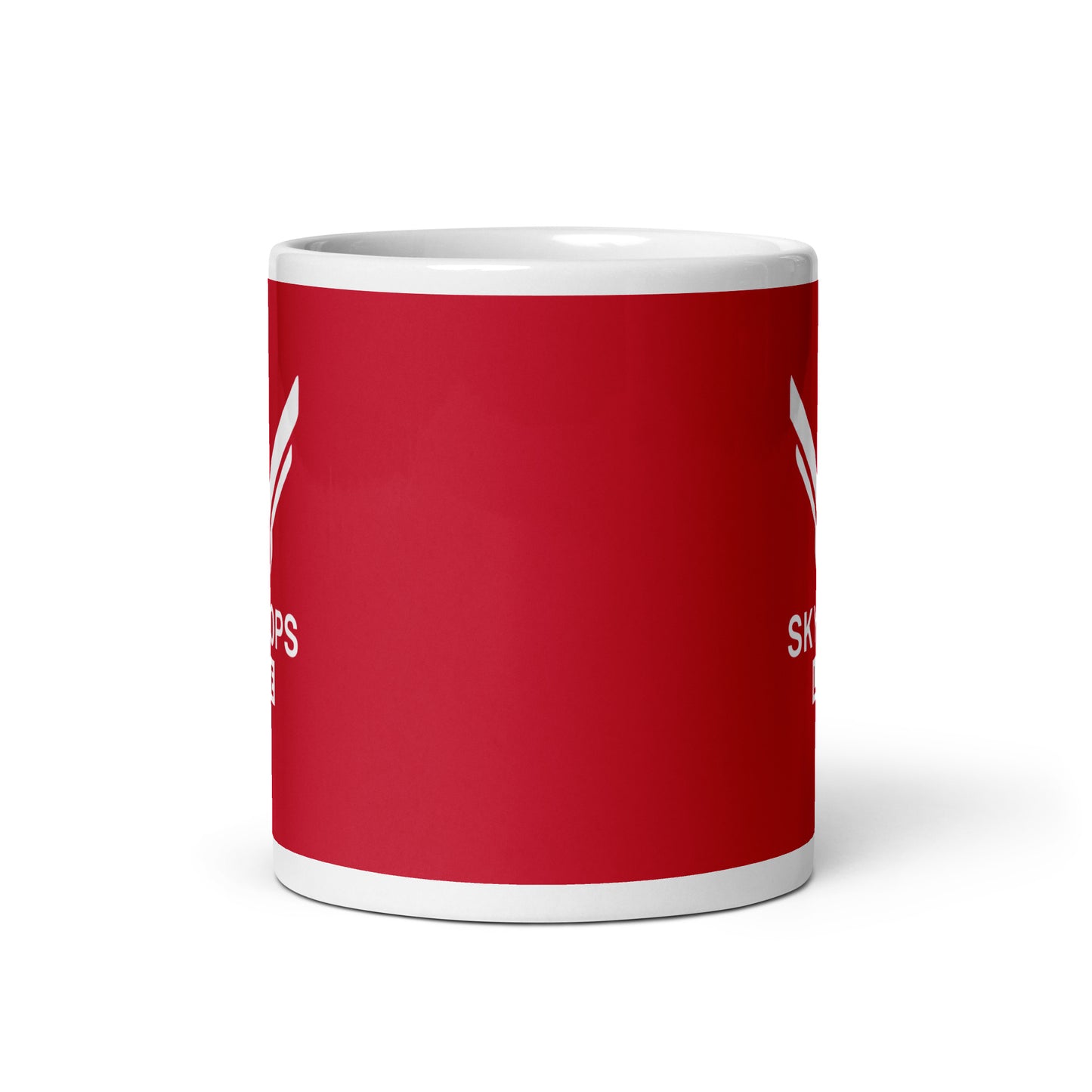 Red & White Mug - Sky Ops Live Classic Logo