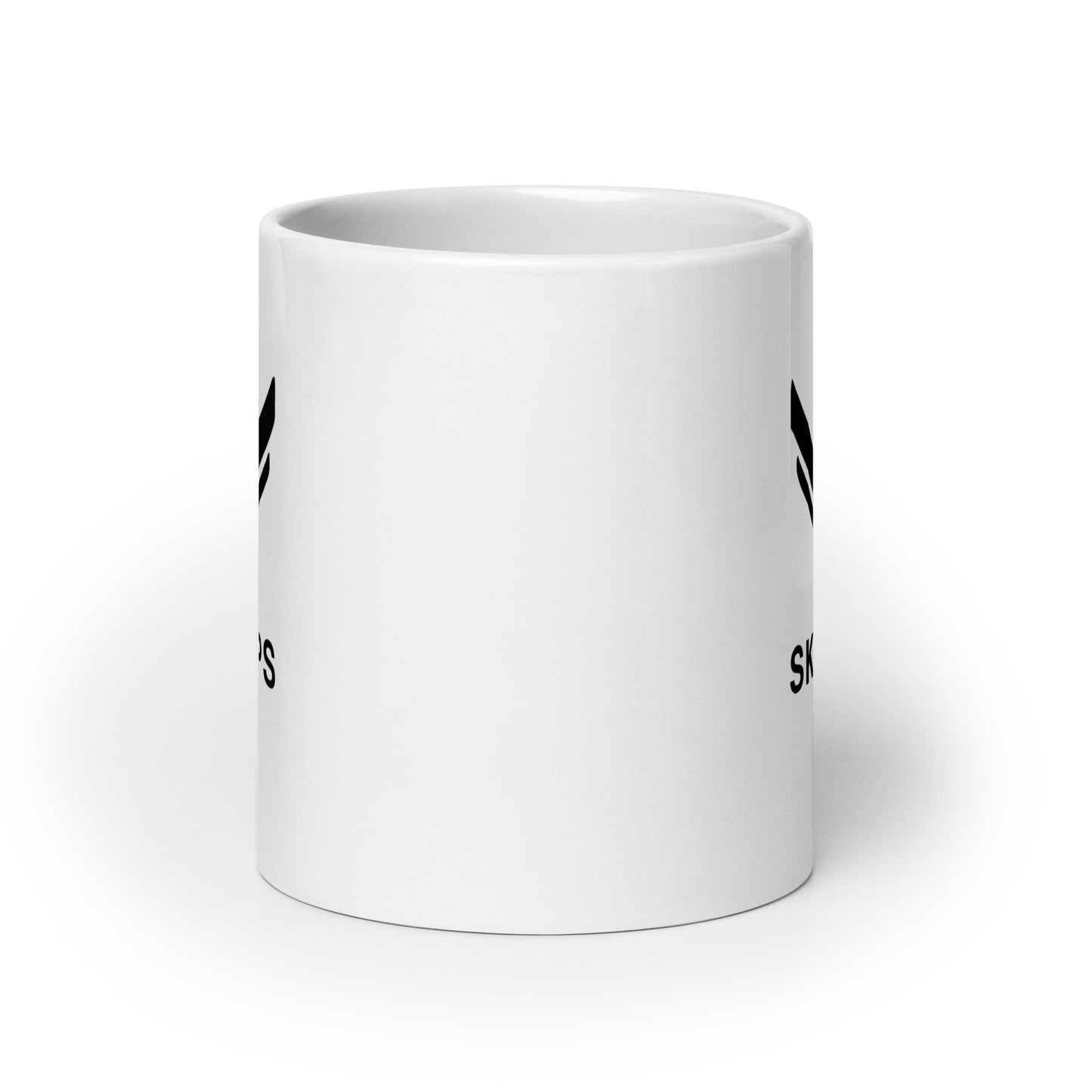 White Glossy Mug - Sky Ops Live Classic Logo